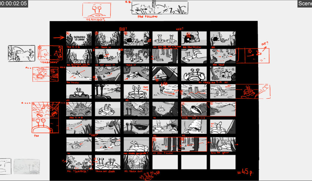 storyboard animation 2D